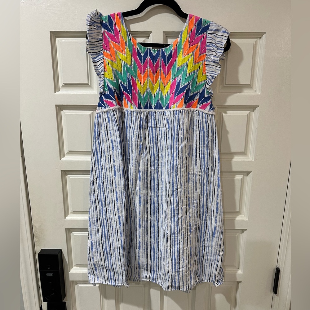 EUC Embroidered THML Dress